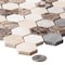 Andova Tiles SAMPLE Amarillo 125 x 125 Natural Stone Honeycomb Mosaic Wall  Floor Tile SAM-ANDAMA101 - alternate 6